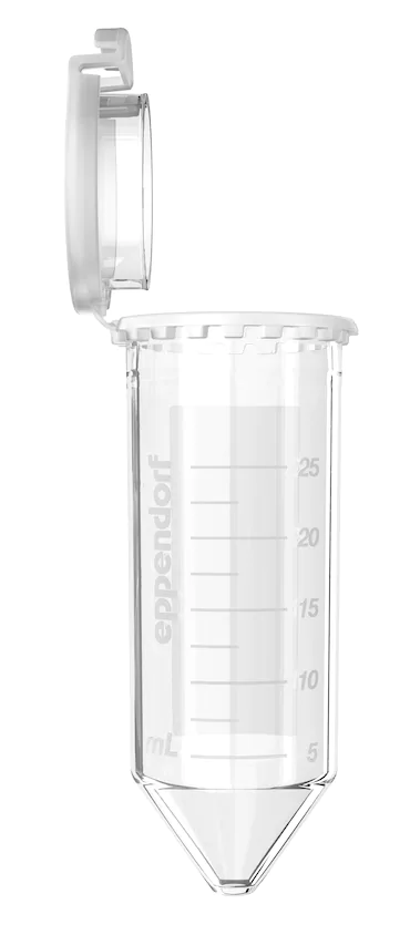 艾本德Eppendorf Conical Tubes 25 mL 帶鎖扣蓋 SnapTec?, 25 mL, 無菌、無熱原, 無RNase和DNase, 無DNA, 無色, 150 個(gè) (6 包 × 